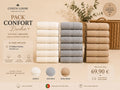 Pack Confort Ducha | 6 Toallas Ducha Premium | 70x140 cm | 100% Algodón Portugués