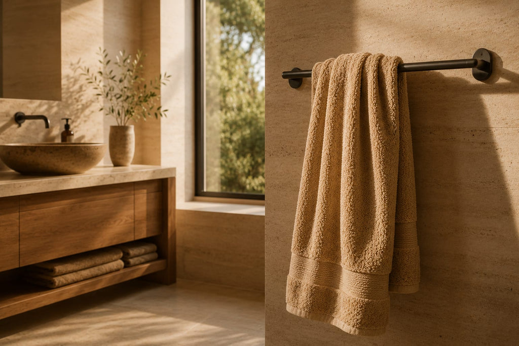 Toalla Tocador Camel  | 30 × 50 cm | 100% Algodón Premium