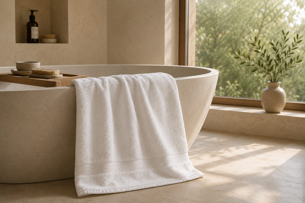 Toalla de Baño Blanca 100×150 cm | 500 g/m²
