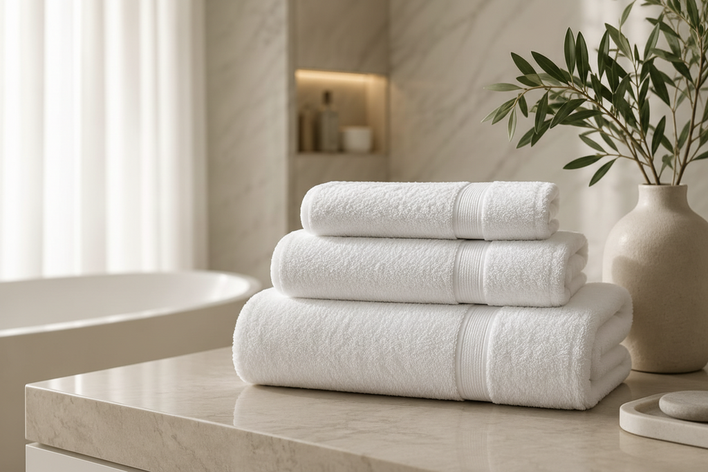 Toalla de Baño Blanca 100×150 cm | 500 g/m²