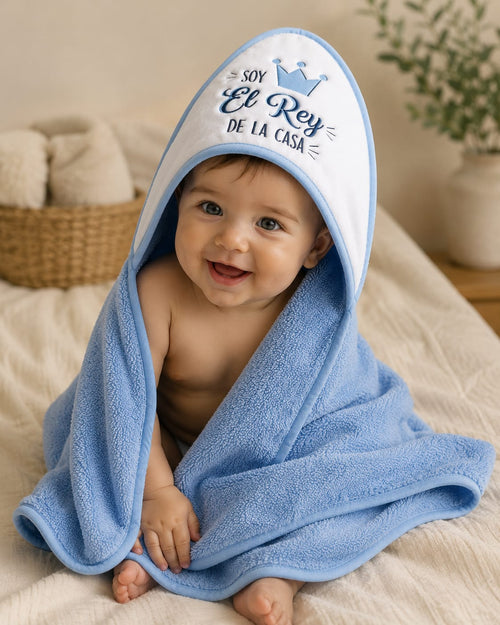 Pack Completo Bebé | Capa de Baño + 8 Toallas Premium | 100% Algodón Portugués