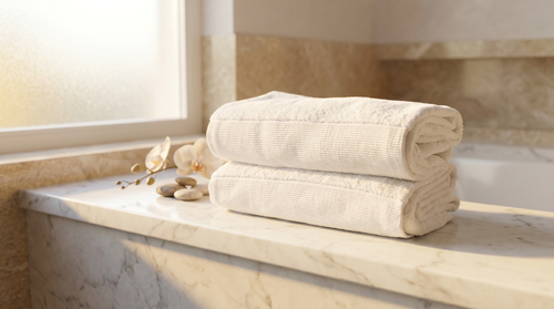 Toalla de Baño Blanca 100×150 cm | 500 g/m²