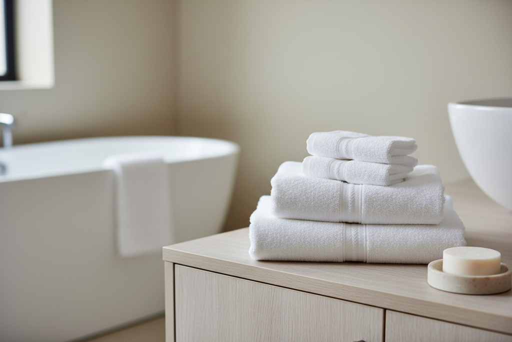 Toalla de Baño Blanca 100×150 cm | 500 g/m²