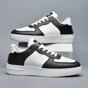 Mens-Fashion-Classic-Board-Shoes-Black-And-White